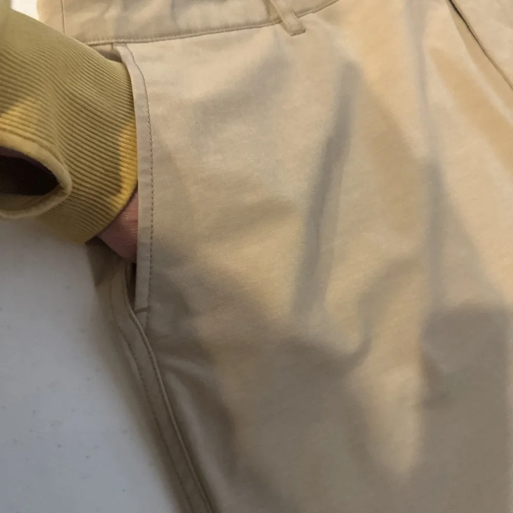 Faherty All Day Shorts Drawstring Men's 38 Beige Stretch 9